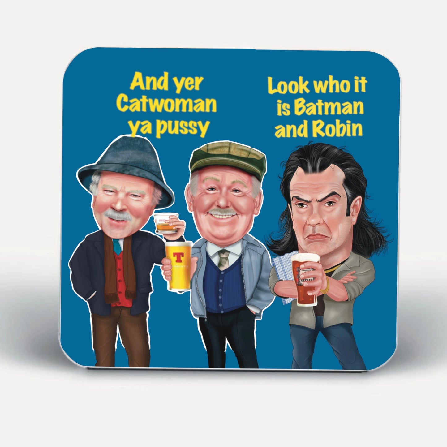 NEW line of 4 x Coasters-Coasters Auld Pals #jackandvictor #winston #boaby #tam stoking fillers