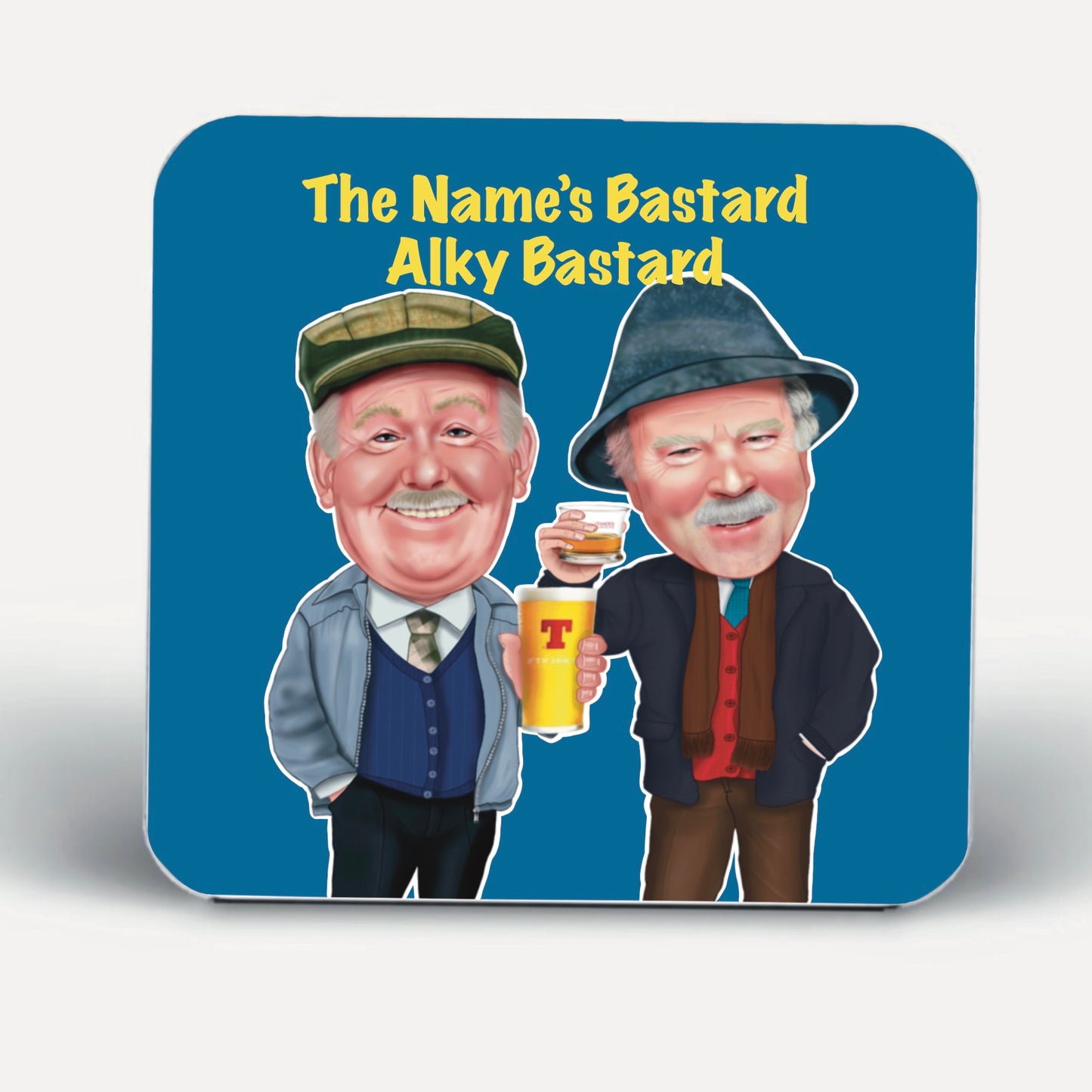 NEW line of 4 x Coasters-Coasters Auld Pals #jackandvictor #winston #boaby #tam stoking fillers