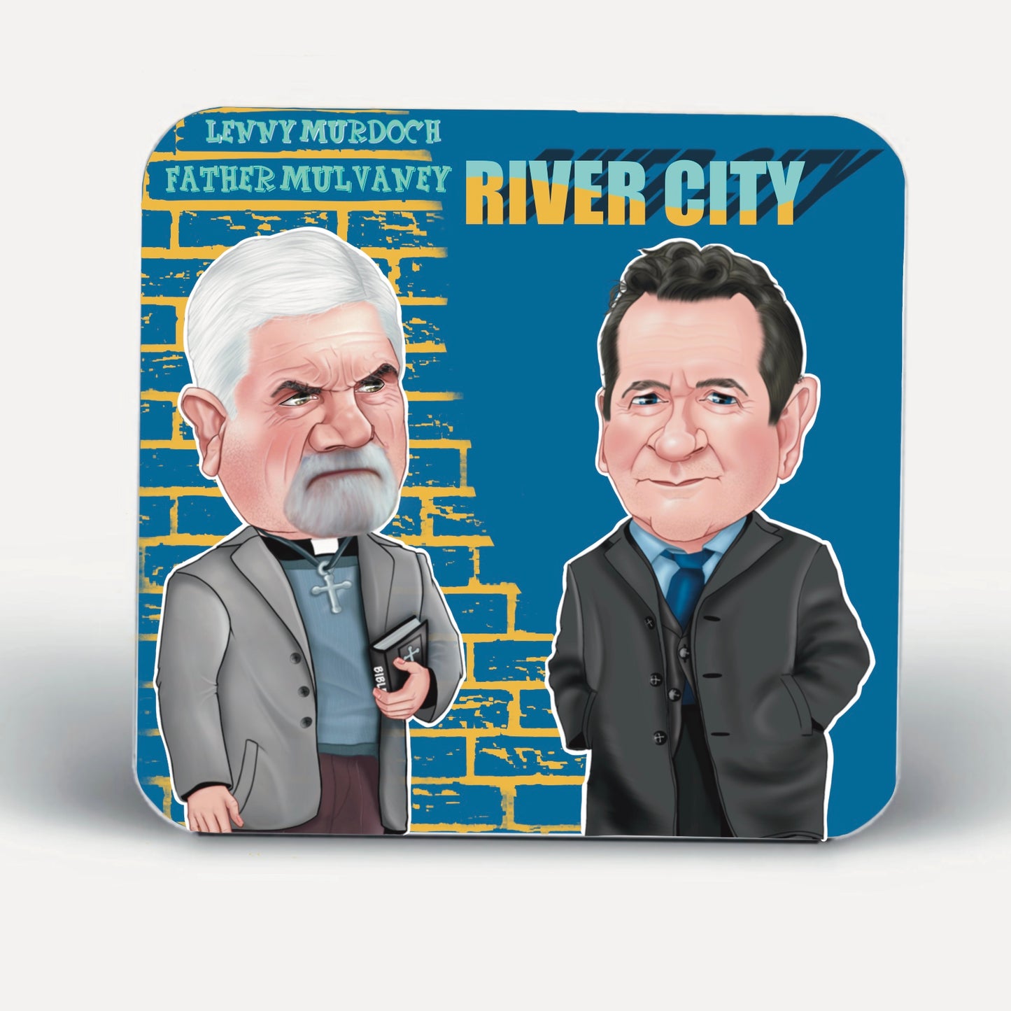 River City Coasters-Coasters Lenny Murdoch and Father Mulvaney #caricatures #rivercity