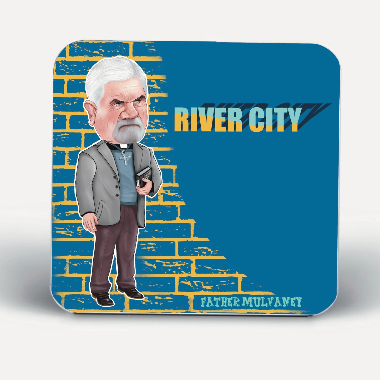 River City Coasters-Coasters #coasters #caricatures Father Mulvaney