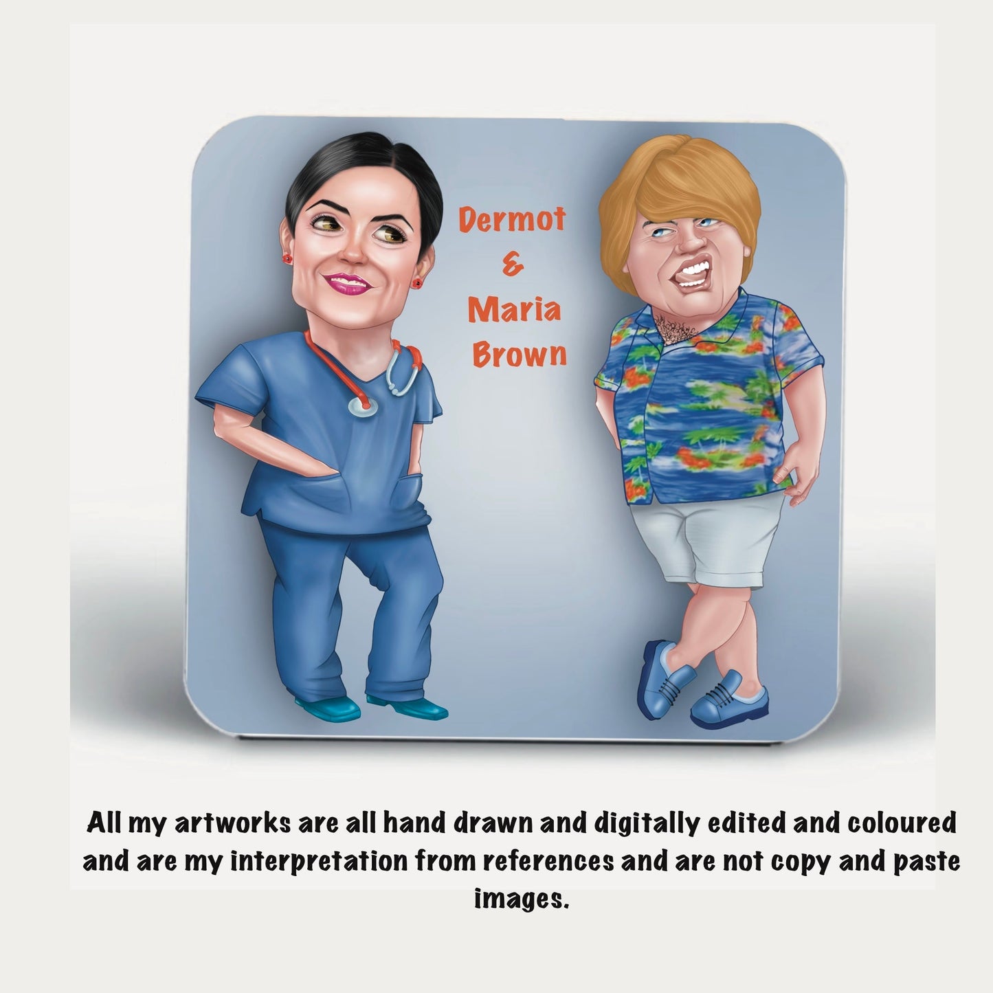 Mrs Browns Boys Coasters mammy Dermot and Maria Brown