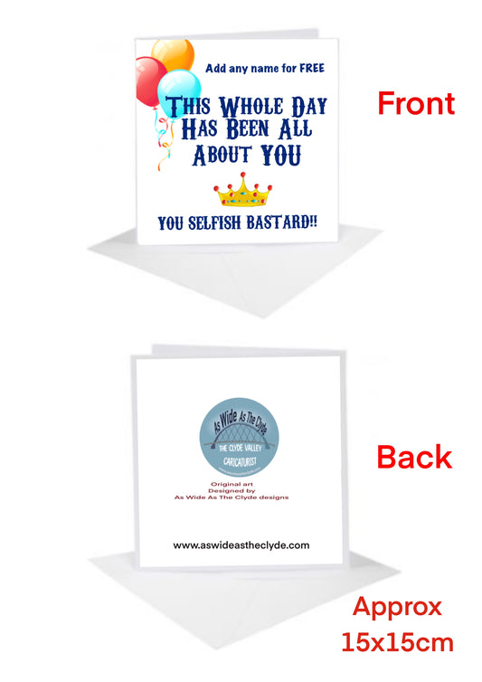 Selfish Cards-Cards #xmas S#stockingfillers  #wife #gifts