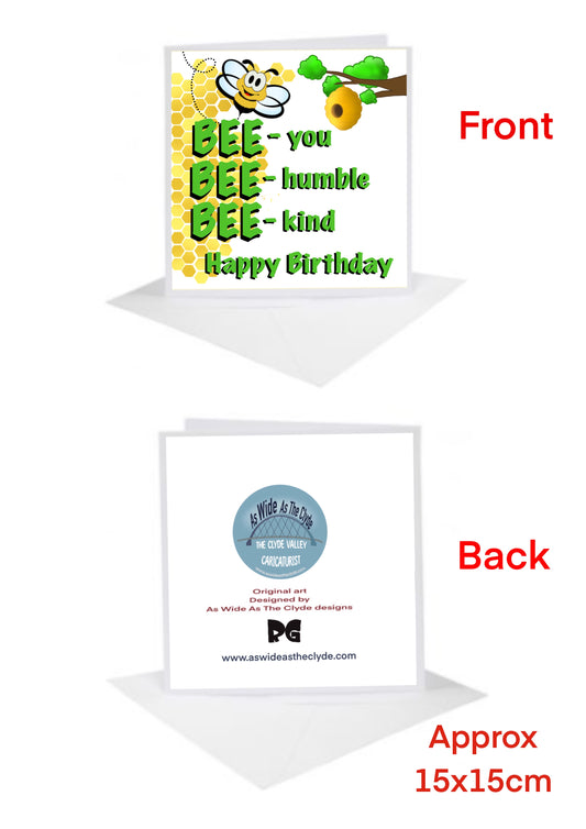 Bee Birthday Cards-Cards