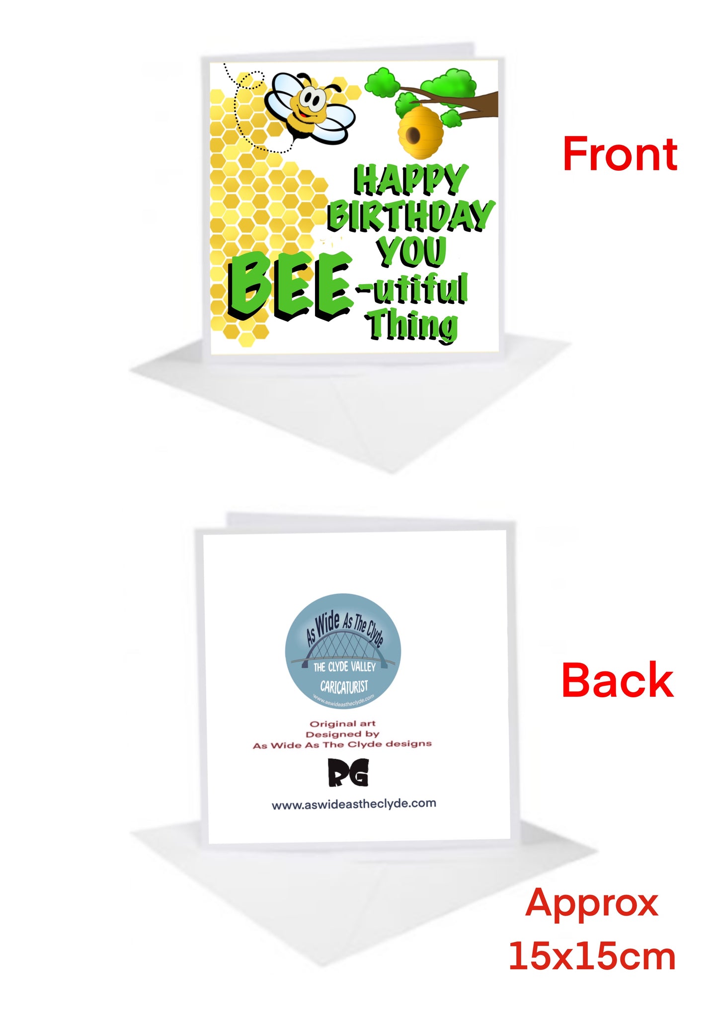 Bee Birthday Cards-Cards