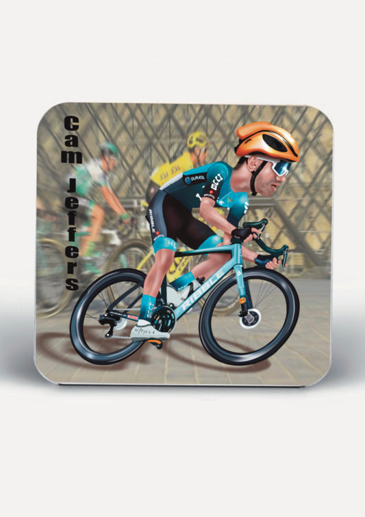 Cam Jeffers Cyclists-Cyclists Coasters-Coasters #caricatures