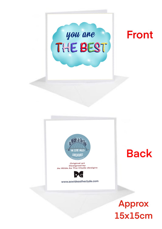 Inspirational Cards-Cards you are the best