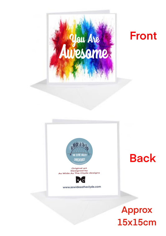 Inspirational Cards-Cards you are awesome