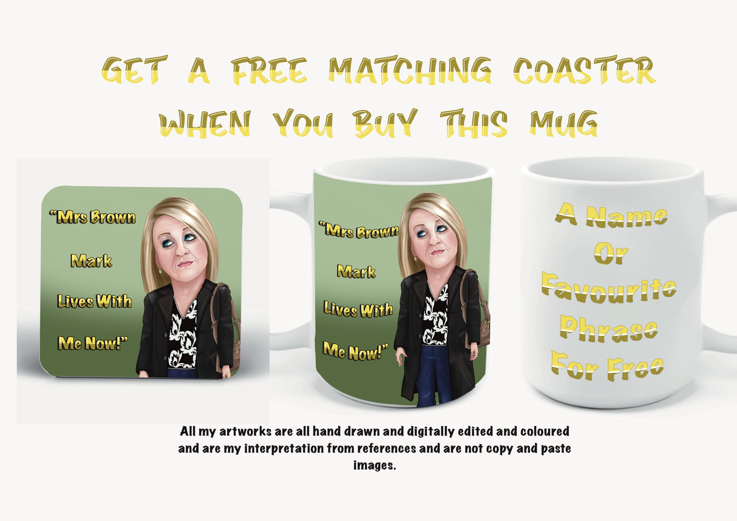Mrs Browns Boys Mugs And FREE Coasters Betty Brown