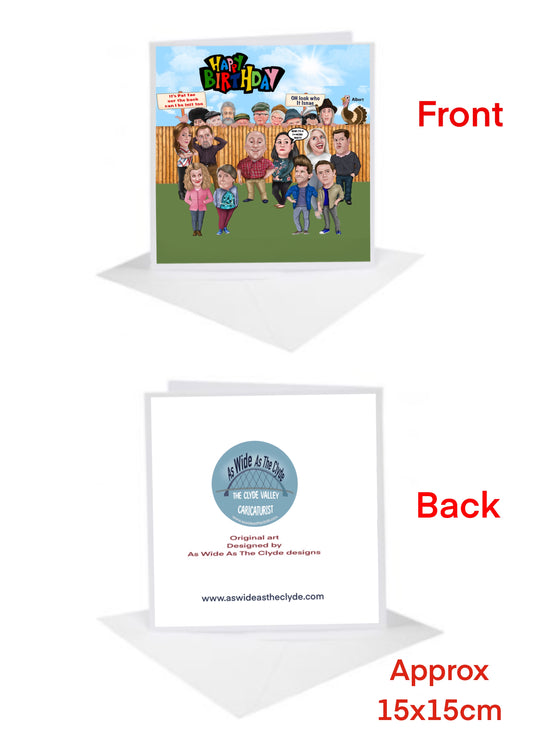 Still Game Two Doors Down Mash up Cards-Cards