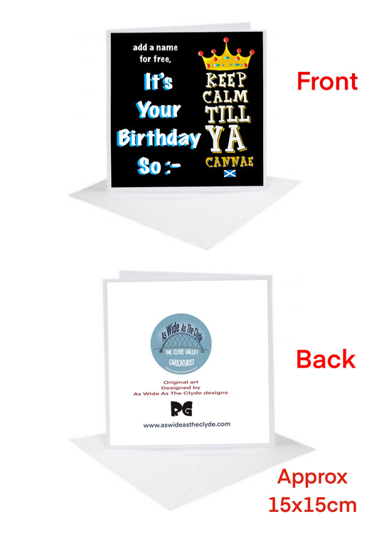 Keep Calm Birthday Cards-Cards