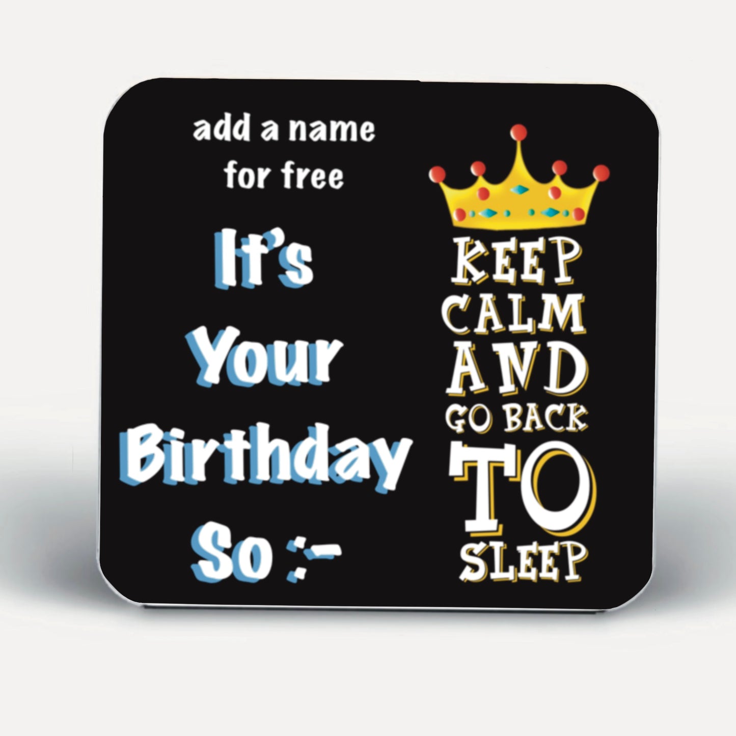 Keep Calm Birthday Coasters-Coasters