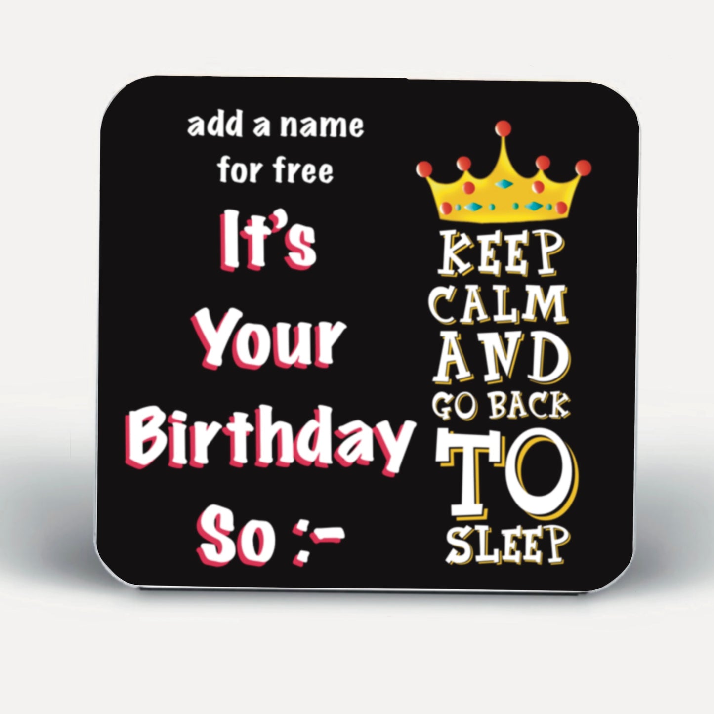 Keep Calm Birthday Coastets-Coasters