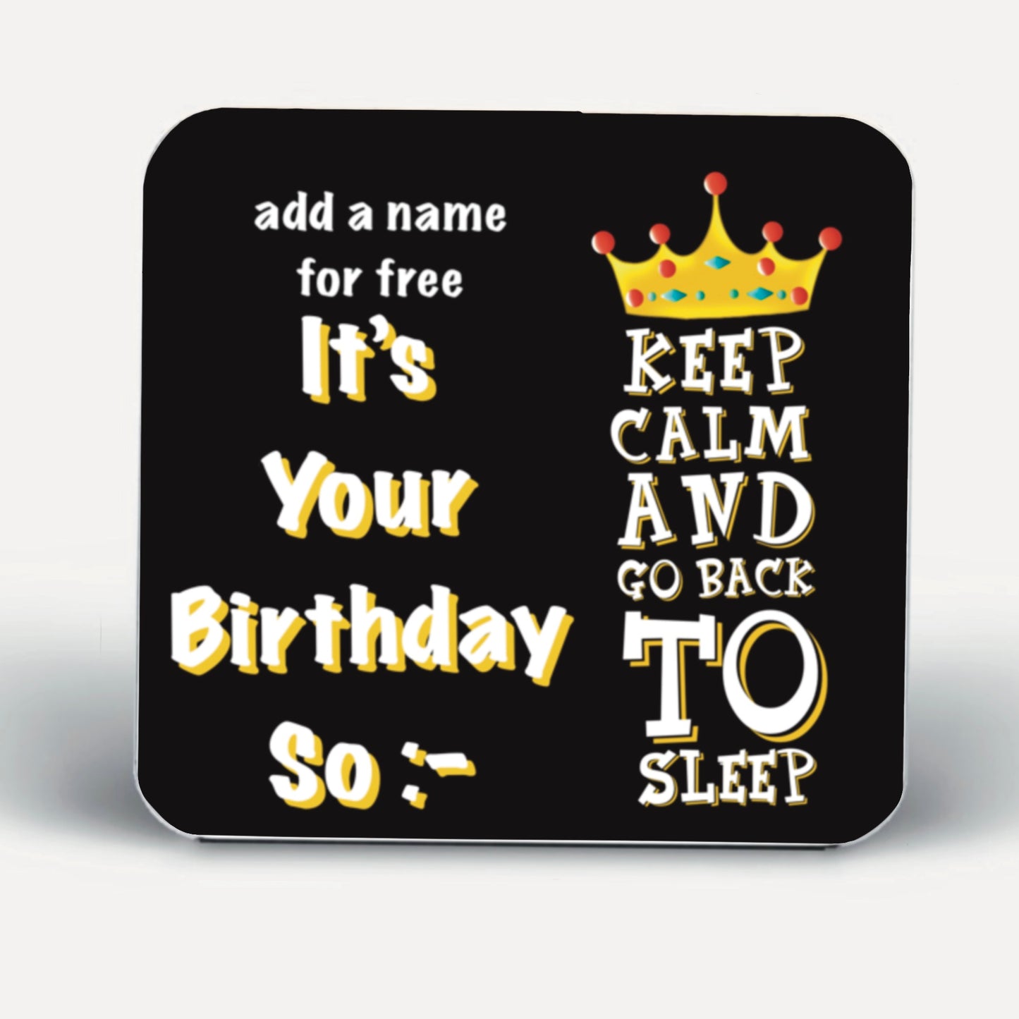 Keep Calm Birthday Coasters-Coasters