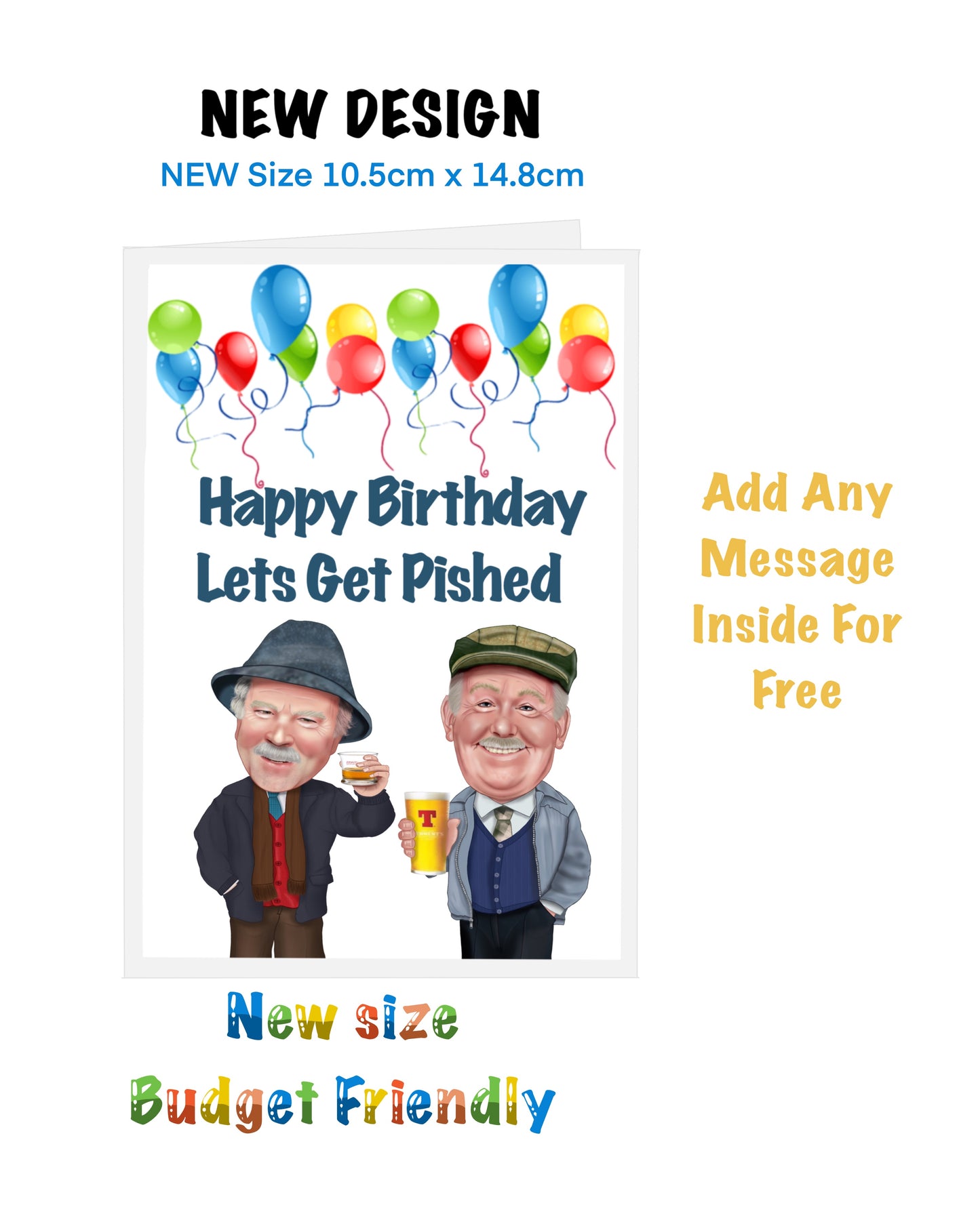 New size Still Game Birthday Cards On A Budget Auld Pals pished