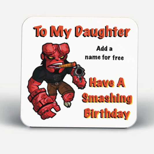 Hellboy Coasters-Coasters #hellboy #daughter add a name for FREE