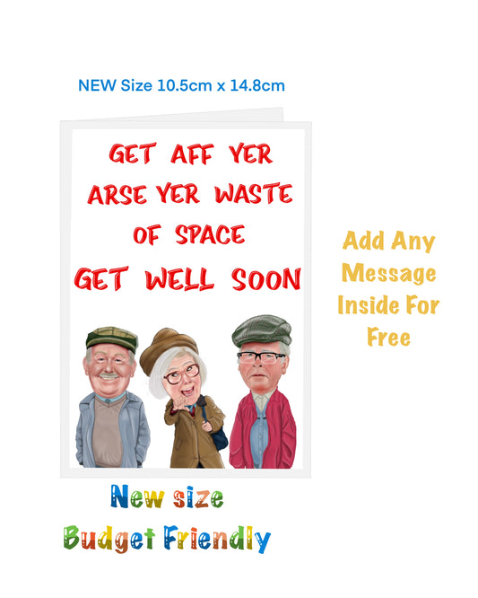 New size Still Game Get Well Soon Cards Auld Pals cards on a budget auldpals
