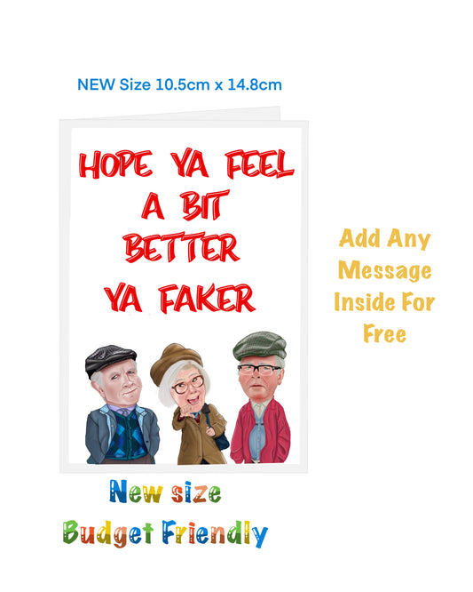 New size Still Game Get Well Soon Cards Auld Pals cards on a budget auldpals