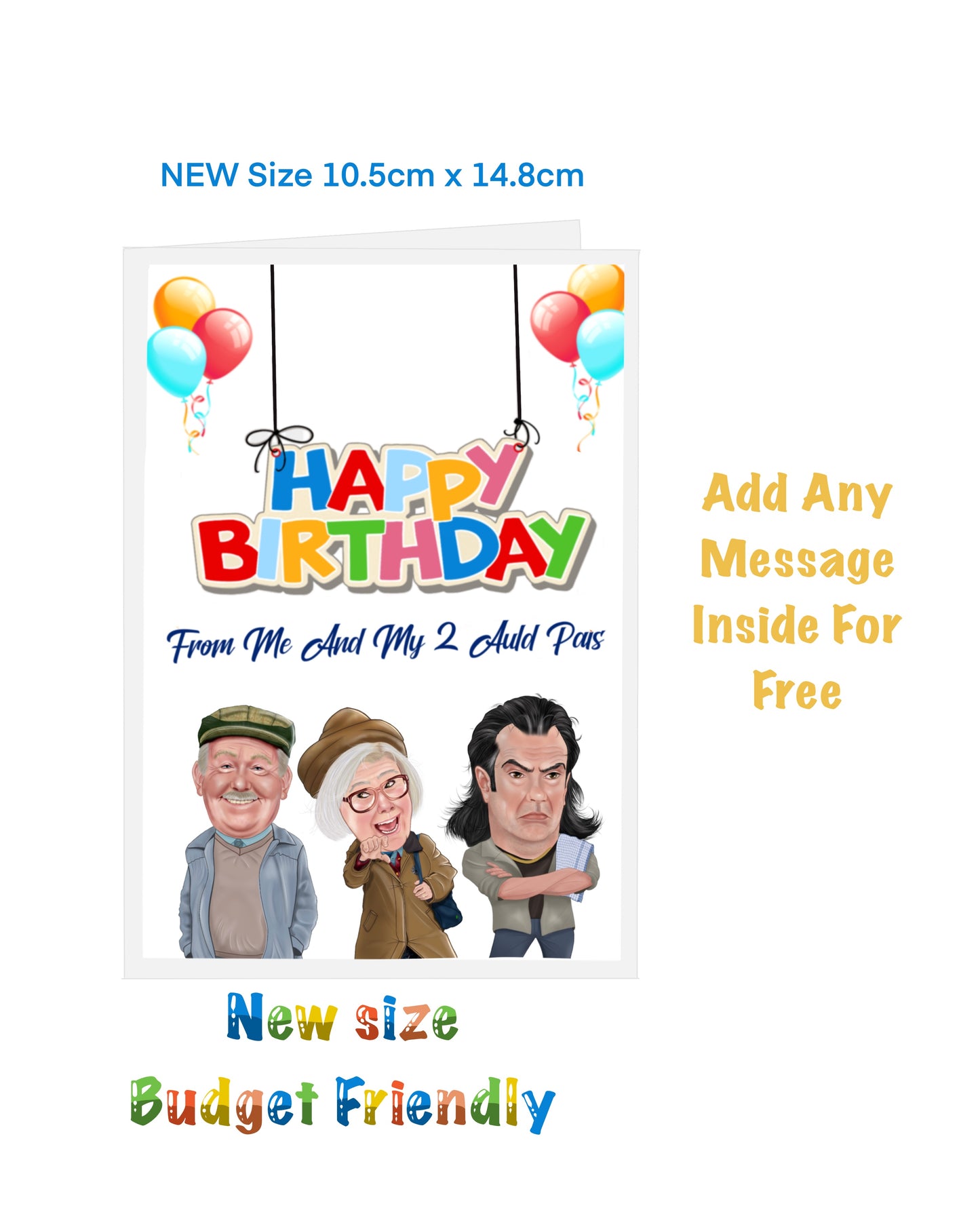 New size Still Game Birthday Cards Auld Pals cards on a budget auldpals