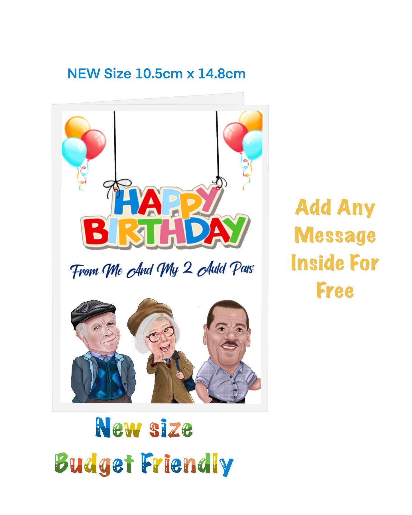 New size Still Game Birthday Cards Auld Pals cards on a budget auldpals