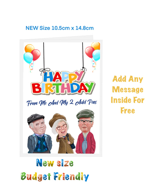 New size Still Game Birthday Cards Auld Pals cards on a budget auldpals