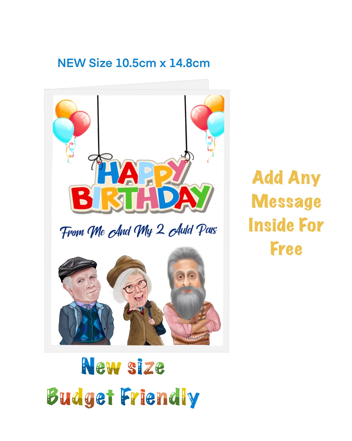 New size Still Game Birthday Cards Auld Pals cards on a budget auldpals