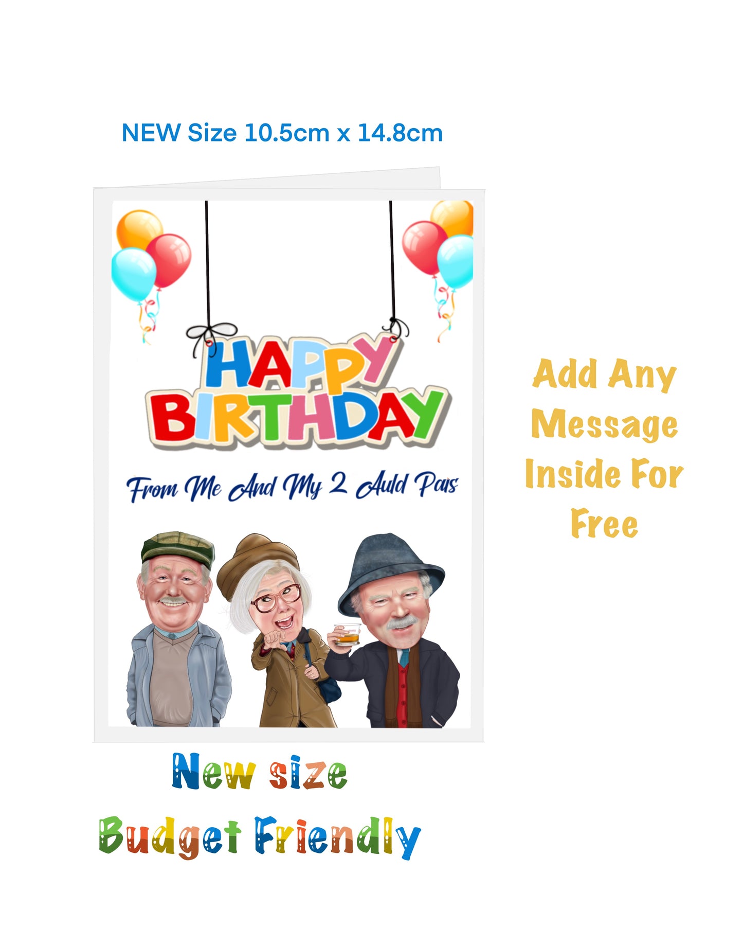 New size Still Game Birthday Cards Auld Pals cards on a budget auldpals