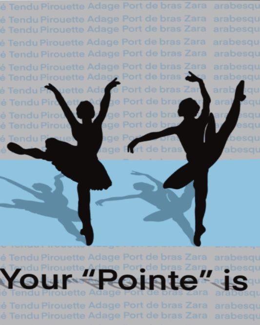 Ballet Prints-Prints back ground has ballet sayings #aswideastheclyde