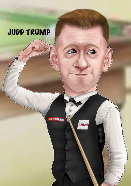 Snookers Judd Trump Prints-Prints #snooker #caricatures #juddtrump