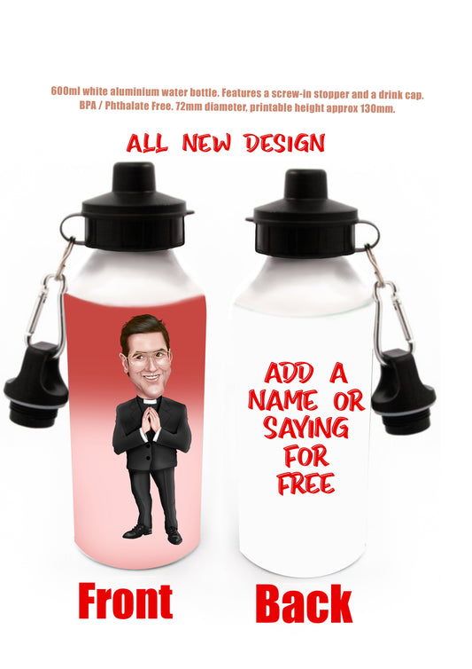 Mrs Browns Boys Water Bottles Trevor Brown add a saying or a name for FREE