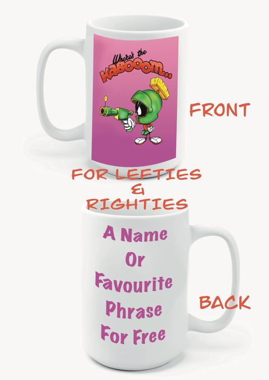 Marvin the Martian inspired Mugs-Mugs #caricatures #aswideastheclyde