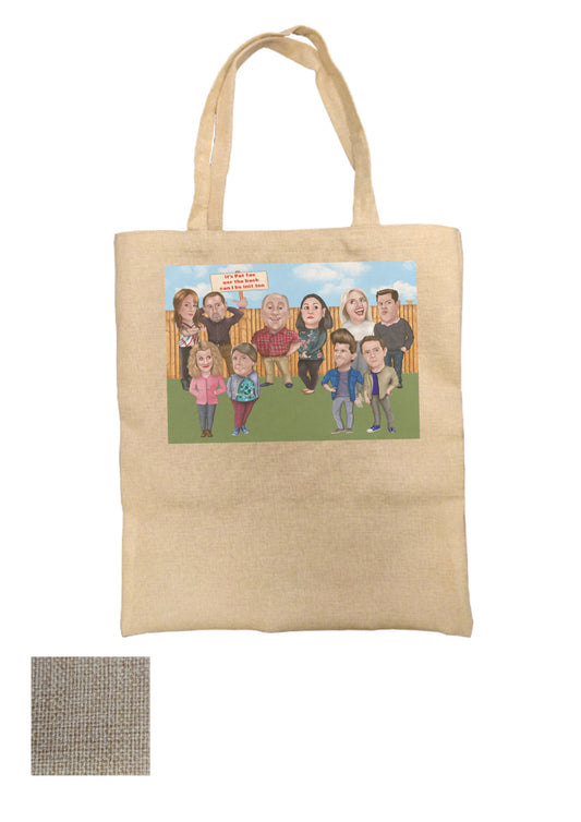 All the characters Tote Bags-Tote Bags  #tdd