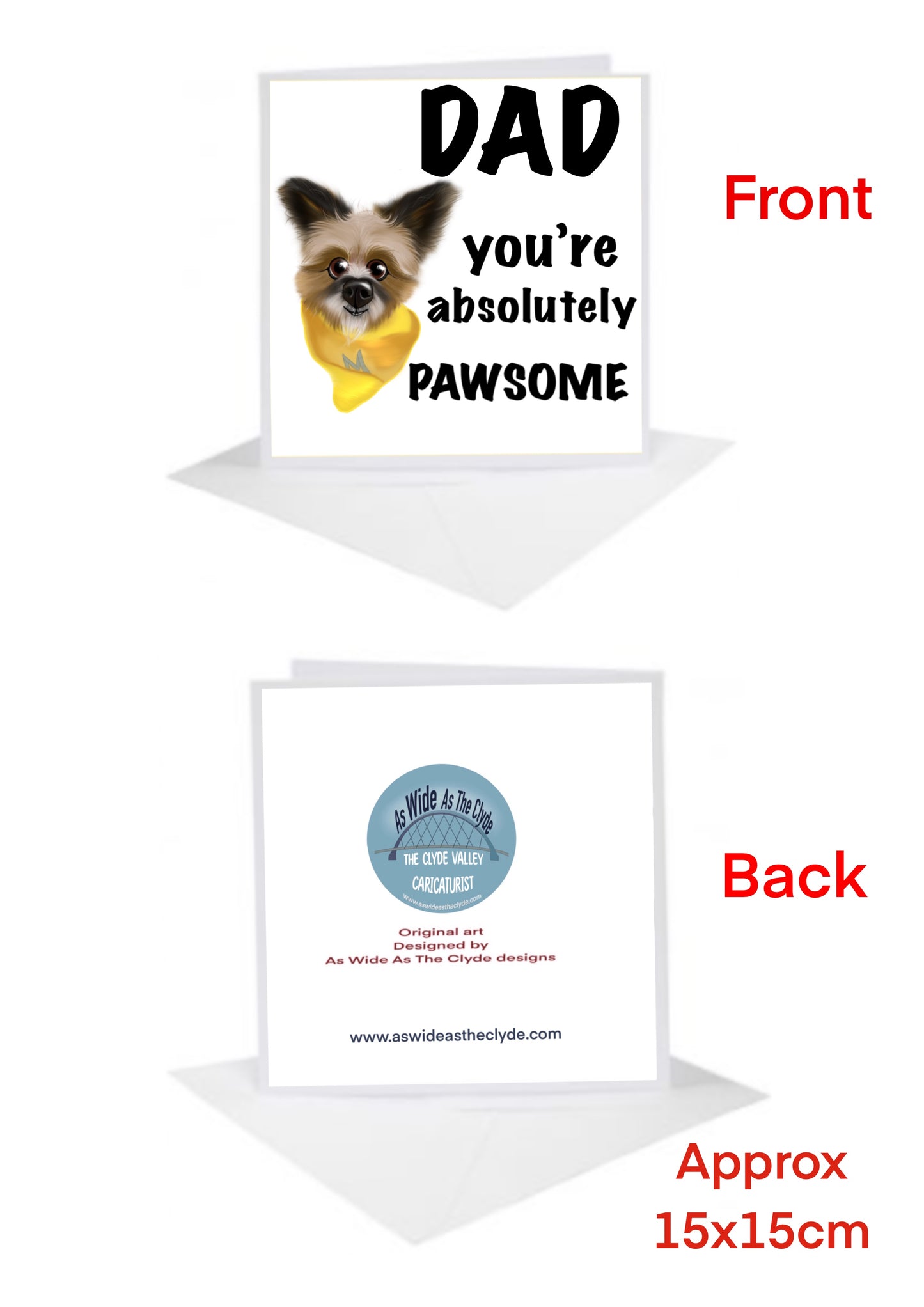 Dad Cards-Cards from your Pets-Pets Dogs-Dogs  shorkie