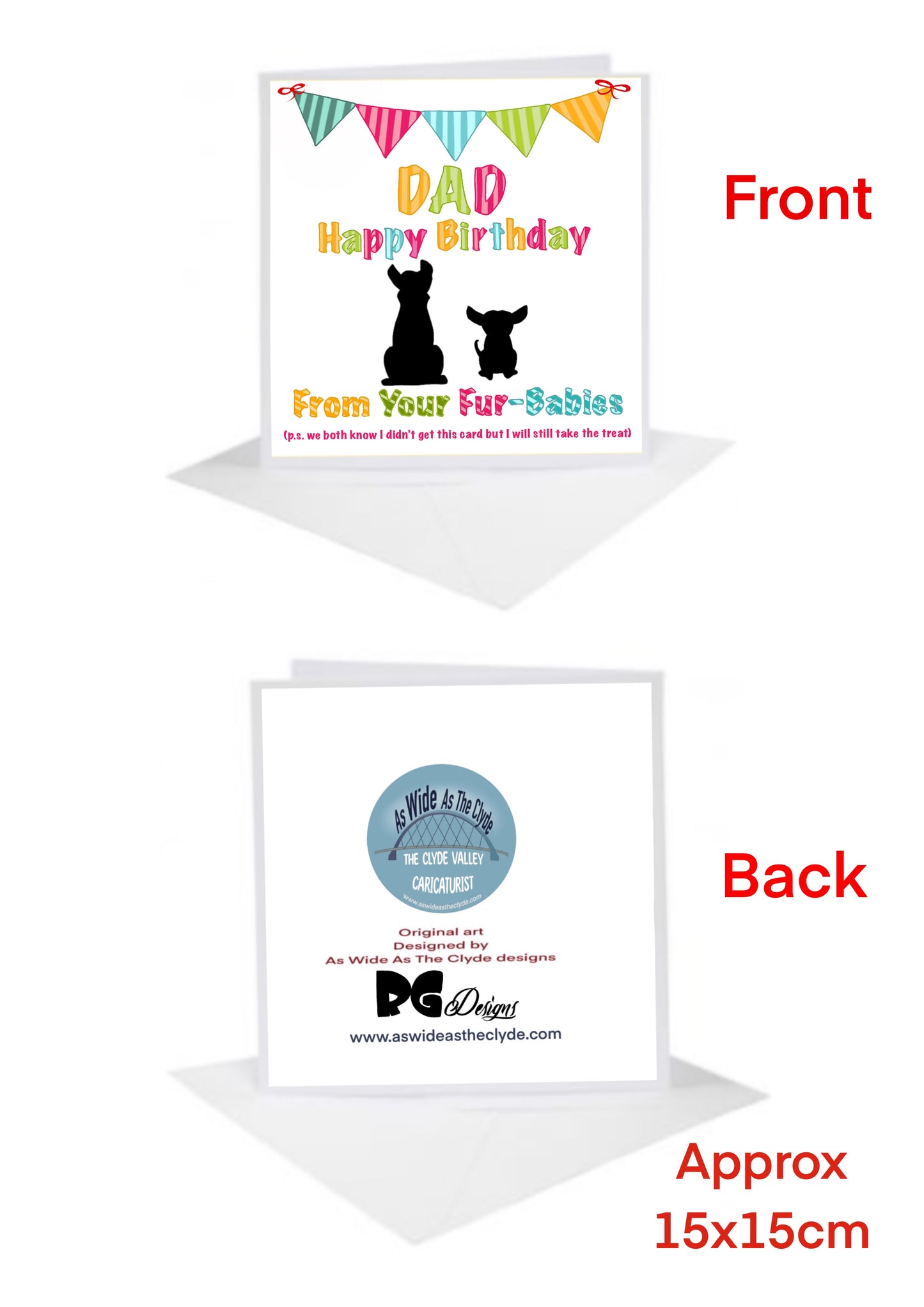 Happy Birthday Dad Cards-Cards fur-babies