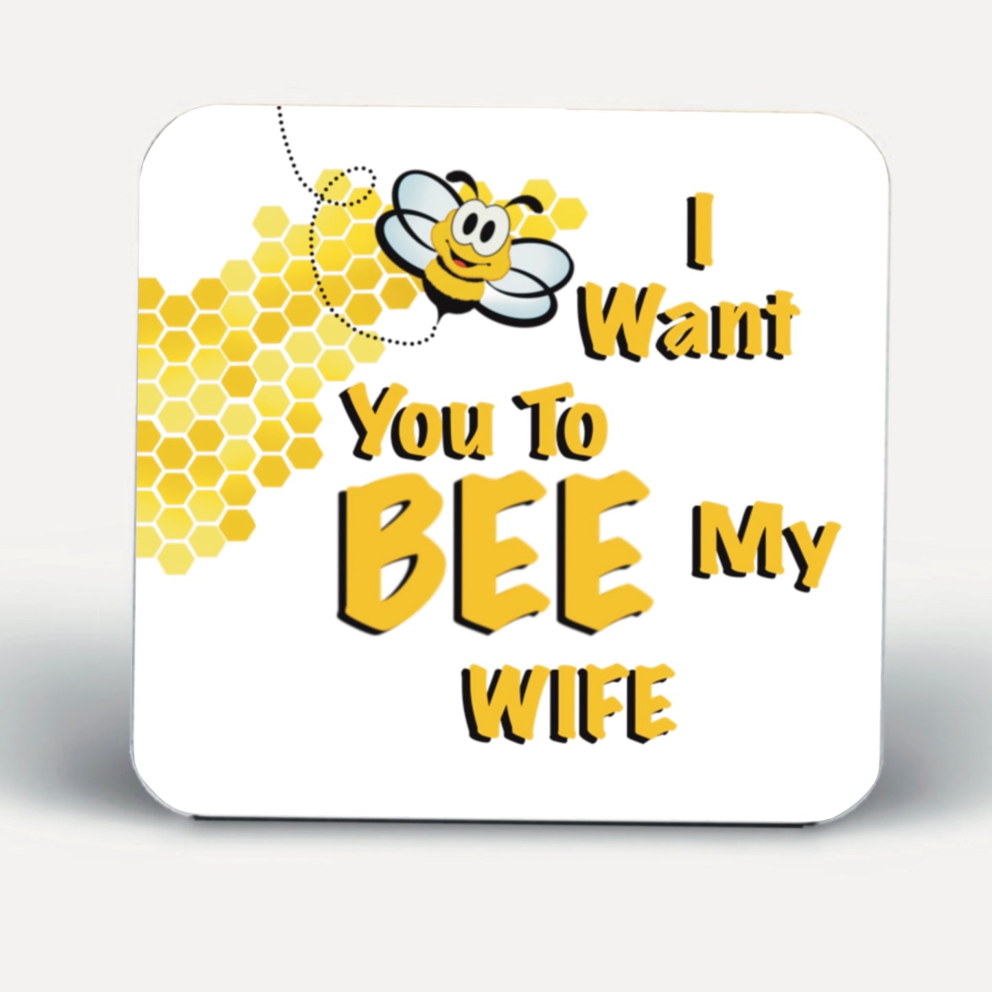 Bee Coasters-Coasters Bee my wife