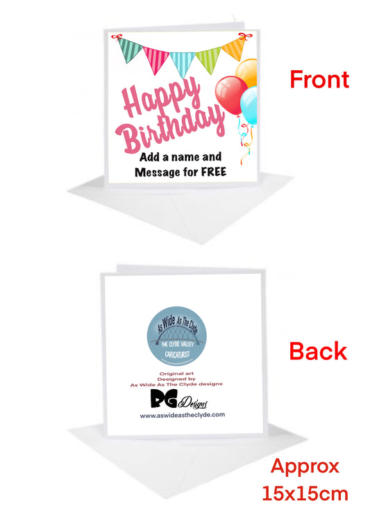 Happy Birthday Cards-Cards add a name for free