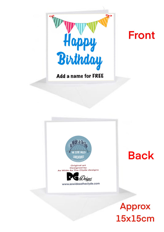 Happy Birthday Cards-Cards add a name for free