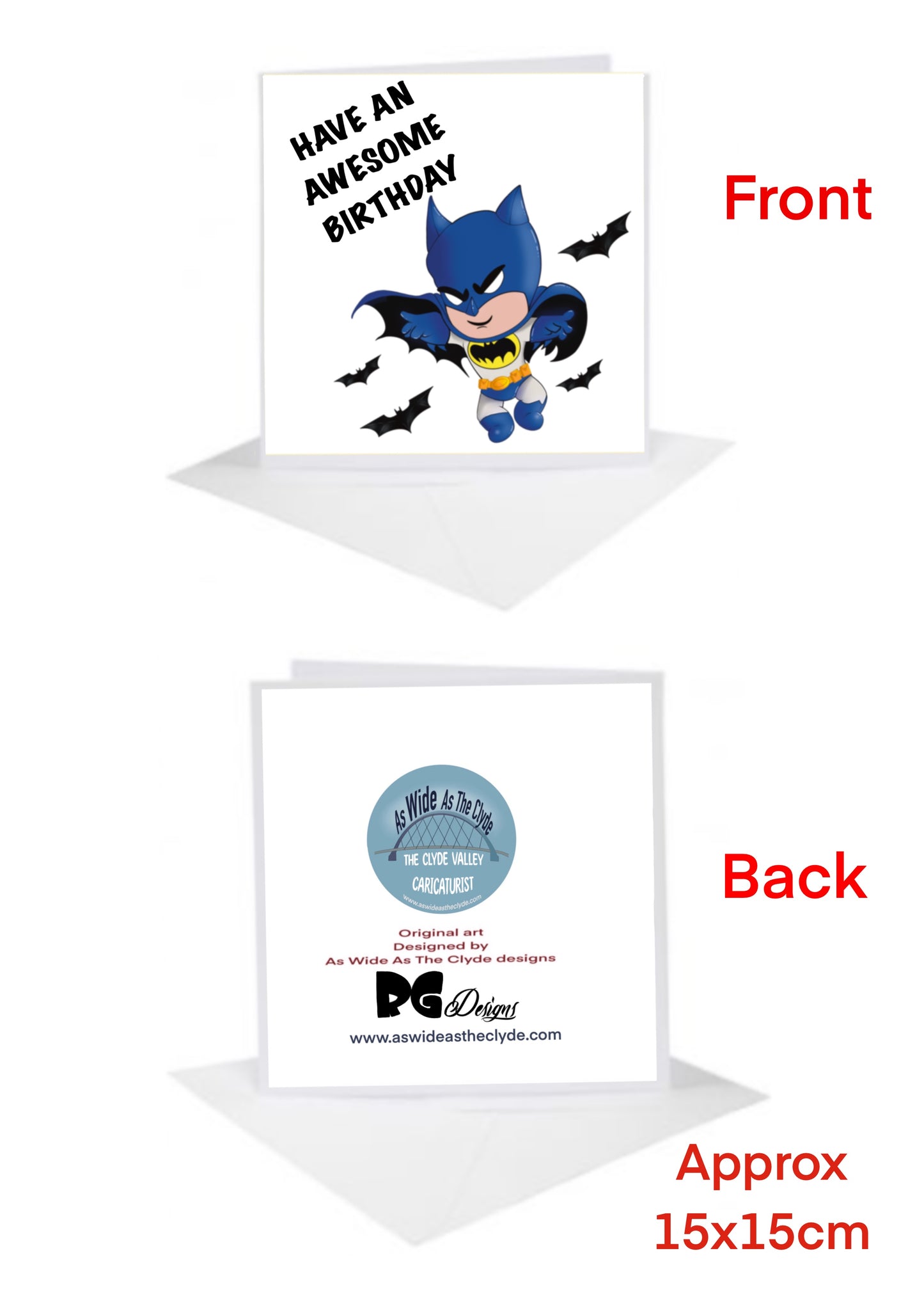 Batman Superhero Birthday Cards-Cards