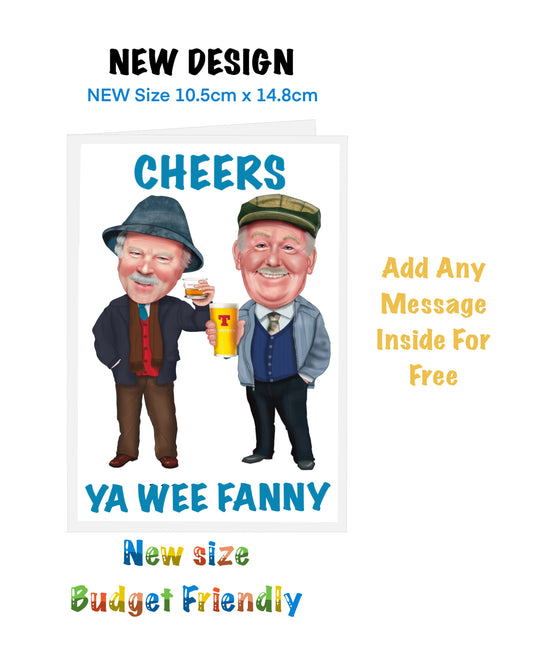 New size Still Game Birthday Cards Auld Pals cards on a budget auldpals