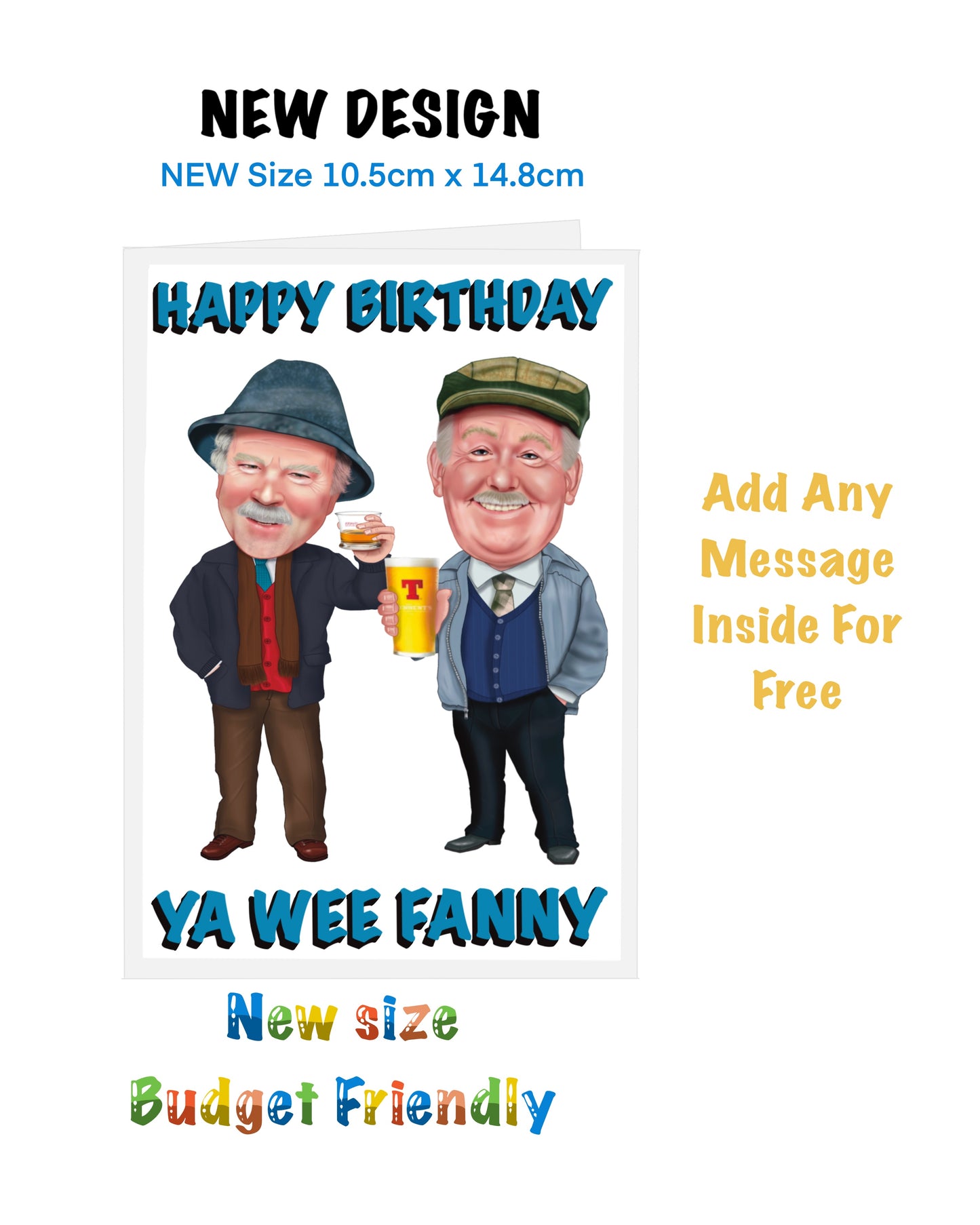 New size Still Game Birthday Cards Auld Pals cards on a budget auldpals