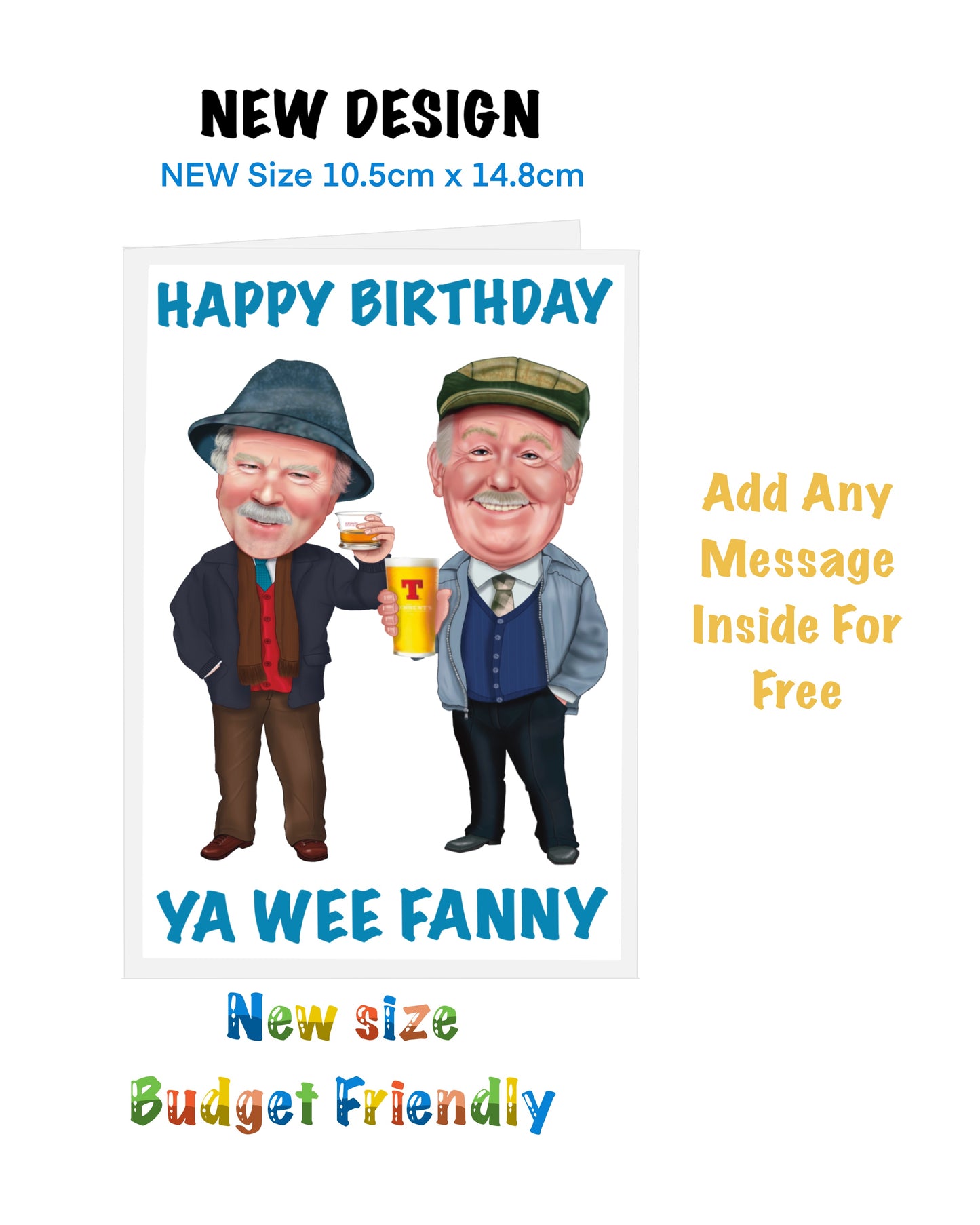 New size Still Game Birthday Cards Auld Pals cards on a budget auldpals