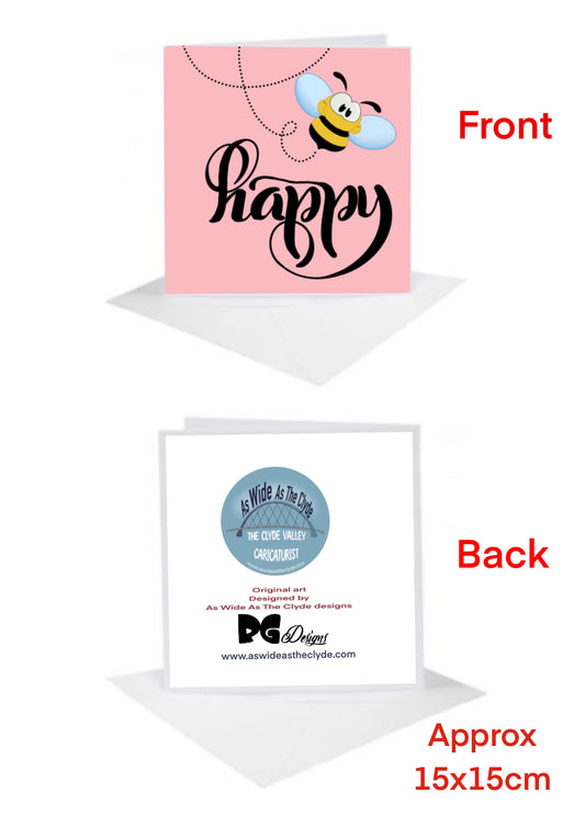 Bee Happy Cards-Cards #beecard