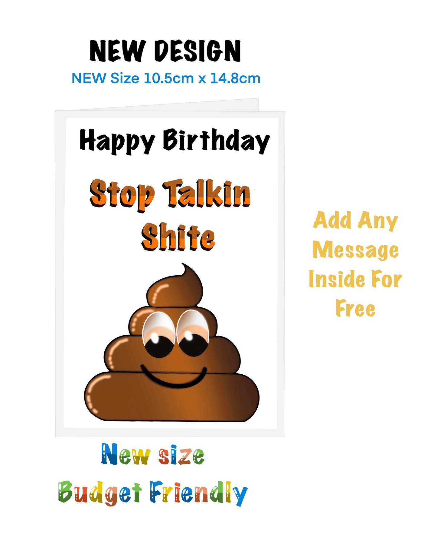 New size Birthday Cards On A  Budget inspired by poop shite