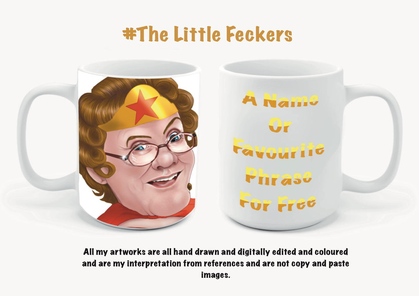 Mrs Browns Boys 10oz Mugs Mrs Brown Oh Mammy feckers that’s nice