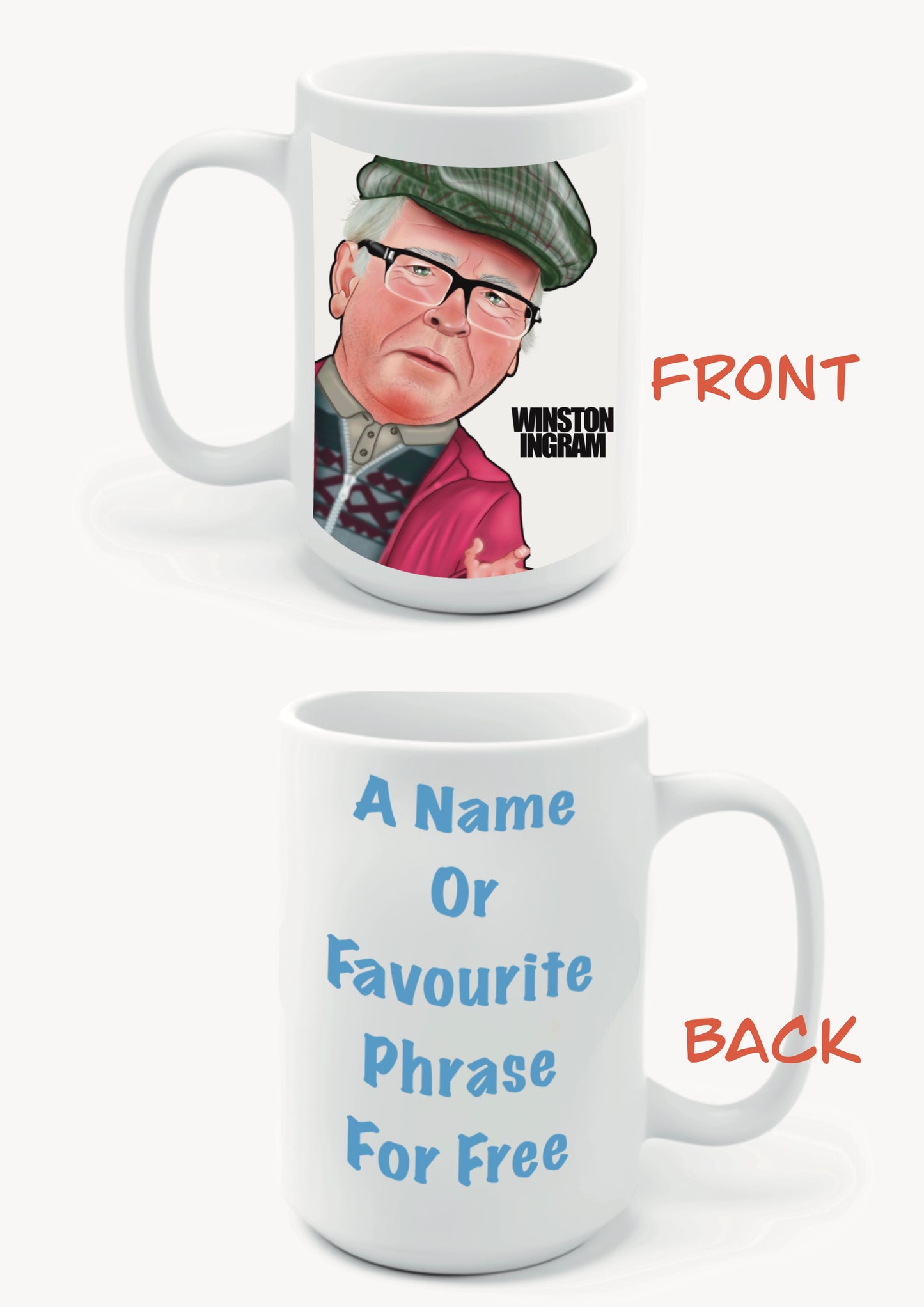 Winston Ingram Still Game Mugs-Mugs #aswideastheclyde #stillgame #winston