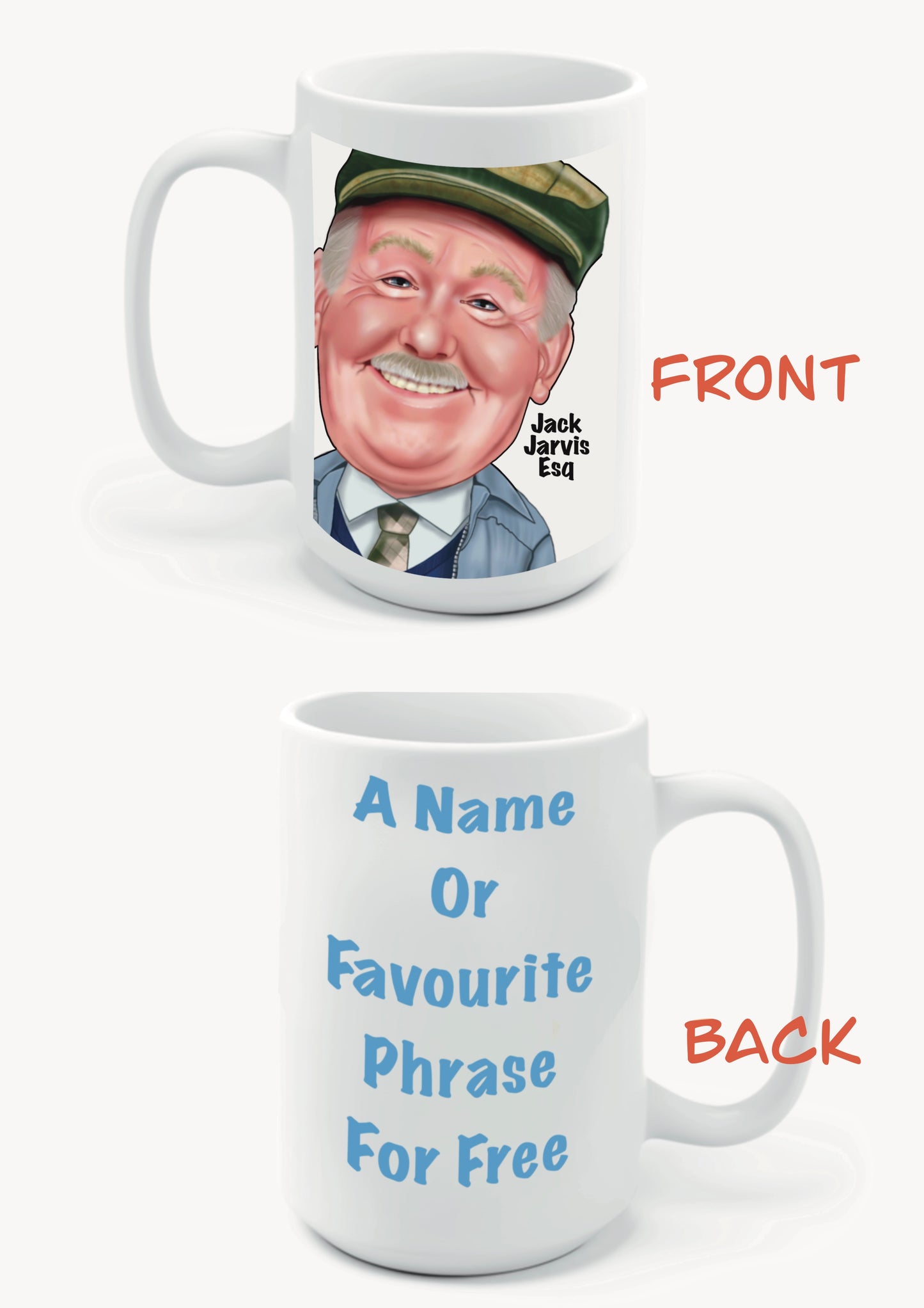 Jack Jarvis Esq Still Game Mugs-Mugs Auld Pals #aswideastheclyde #glesga #stillgame