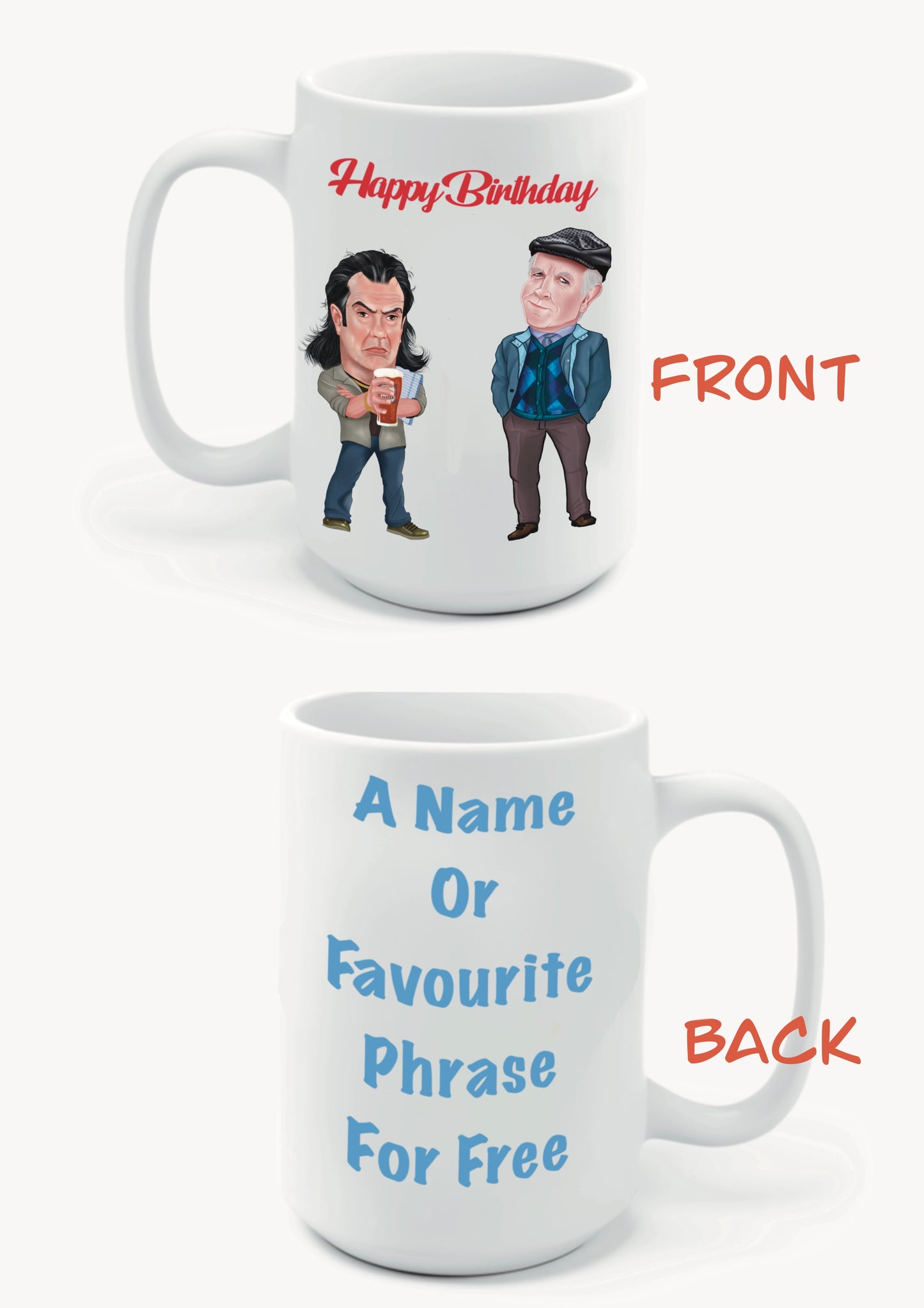 Still Game Tam And Boaby Mugs-Mugs Happy Birthday