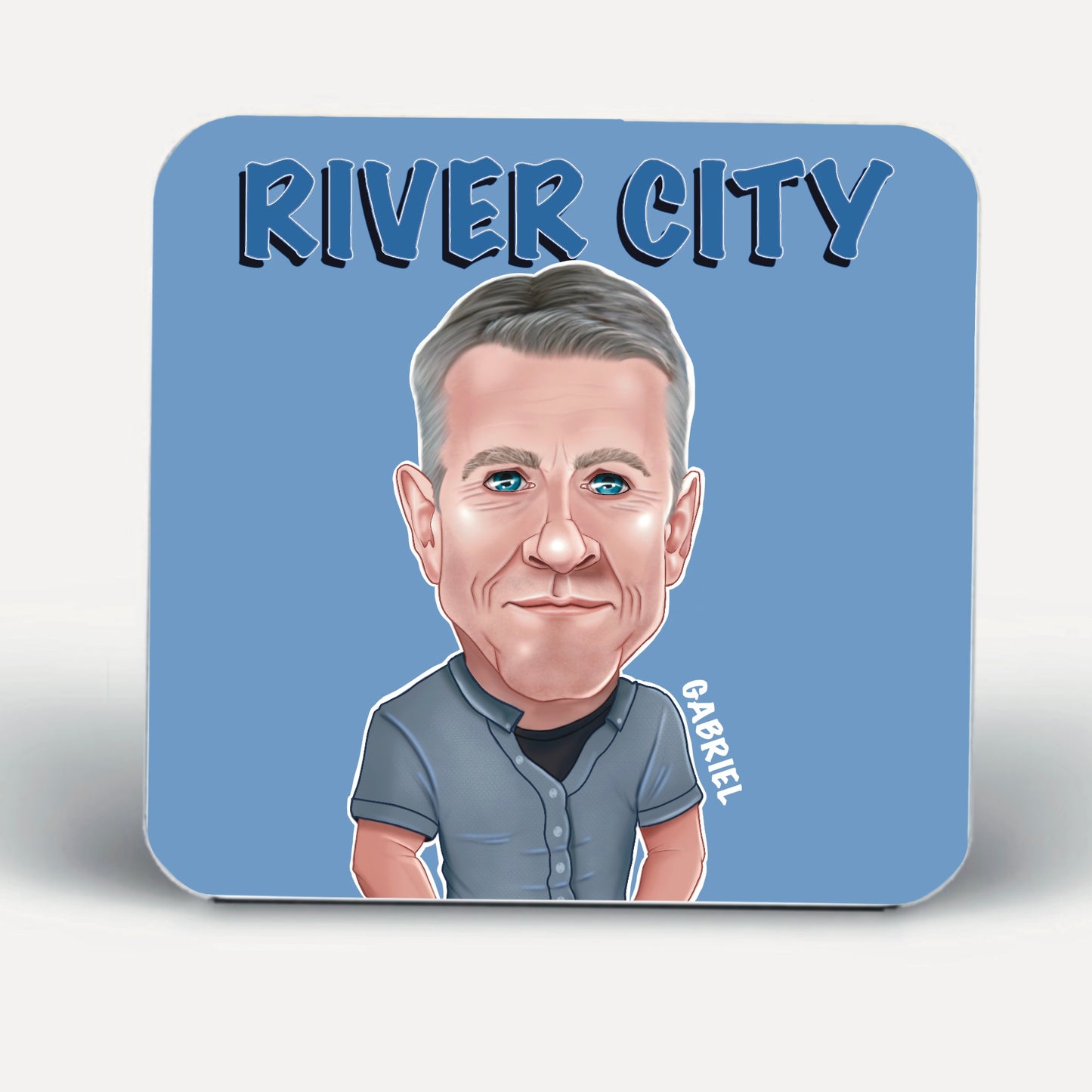 River City Gabriel Brodie Coasters-Coasters Glesga