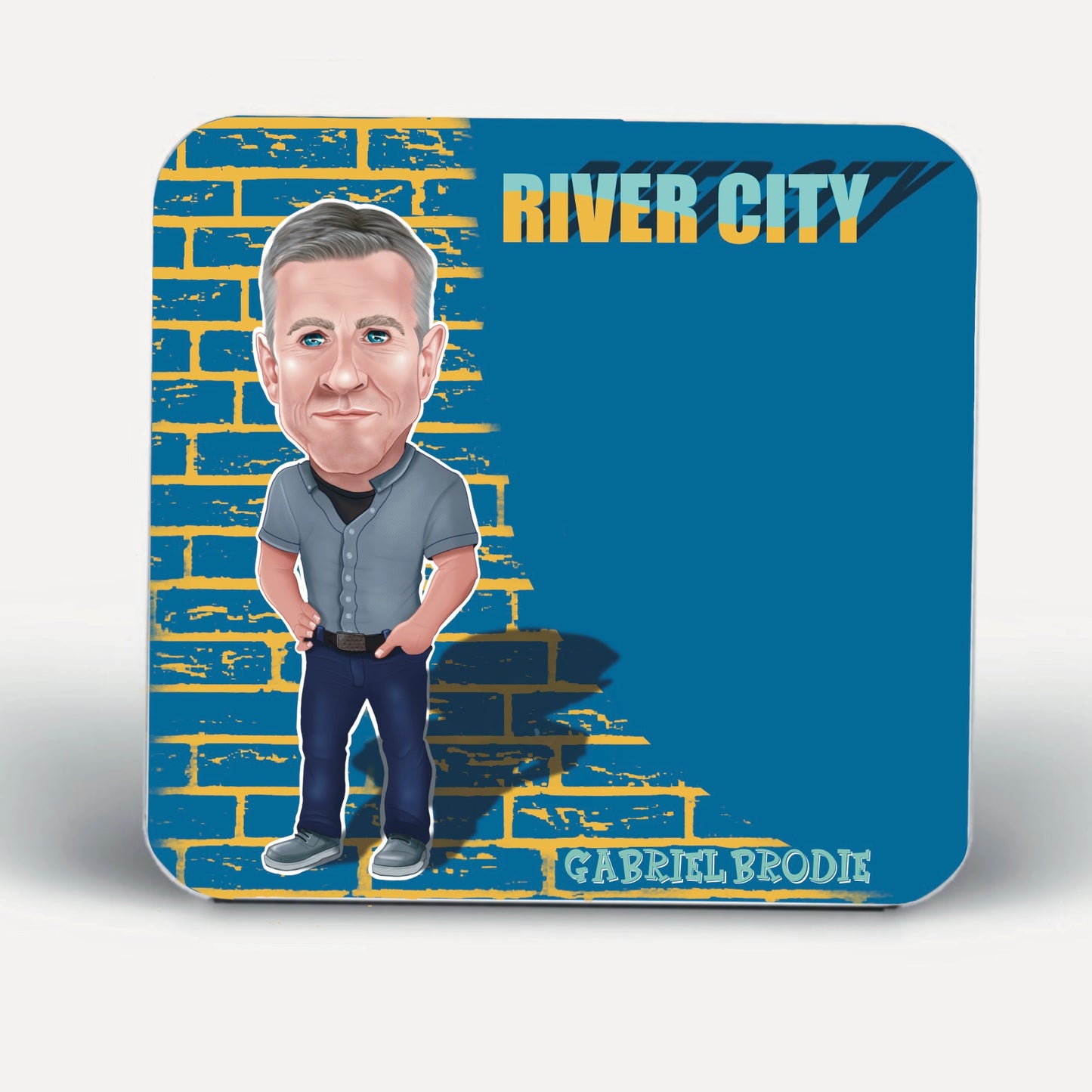 River City Coaster-Coasters Glesga Gabriel Brodie Xmas stocking fillers