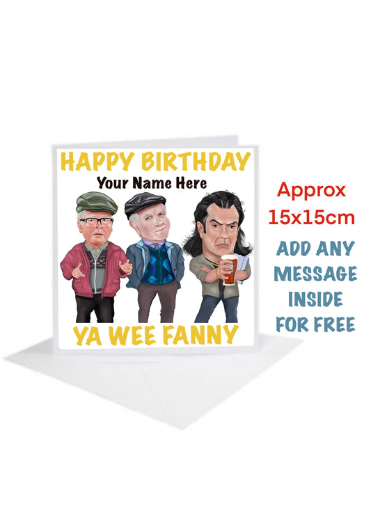 Ya Wee Fanny still Game auld pals birthday cards-Birthday cards