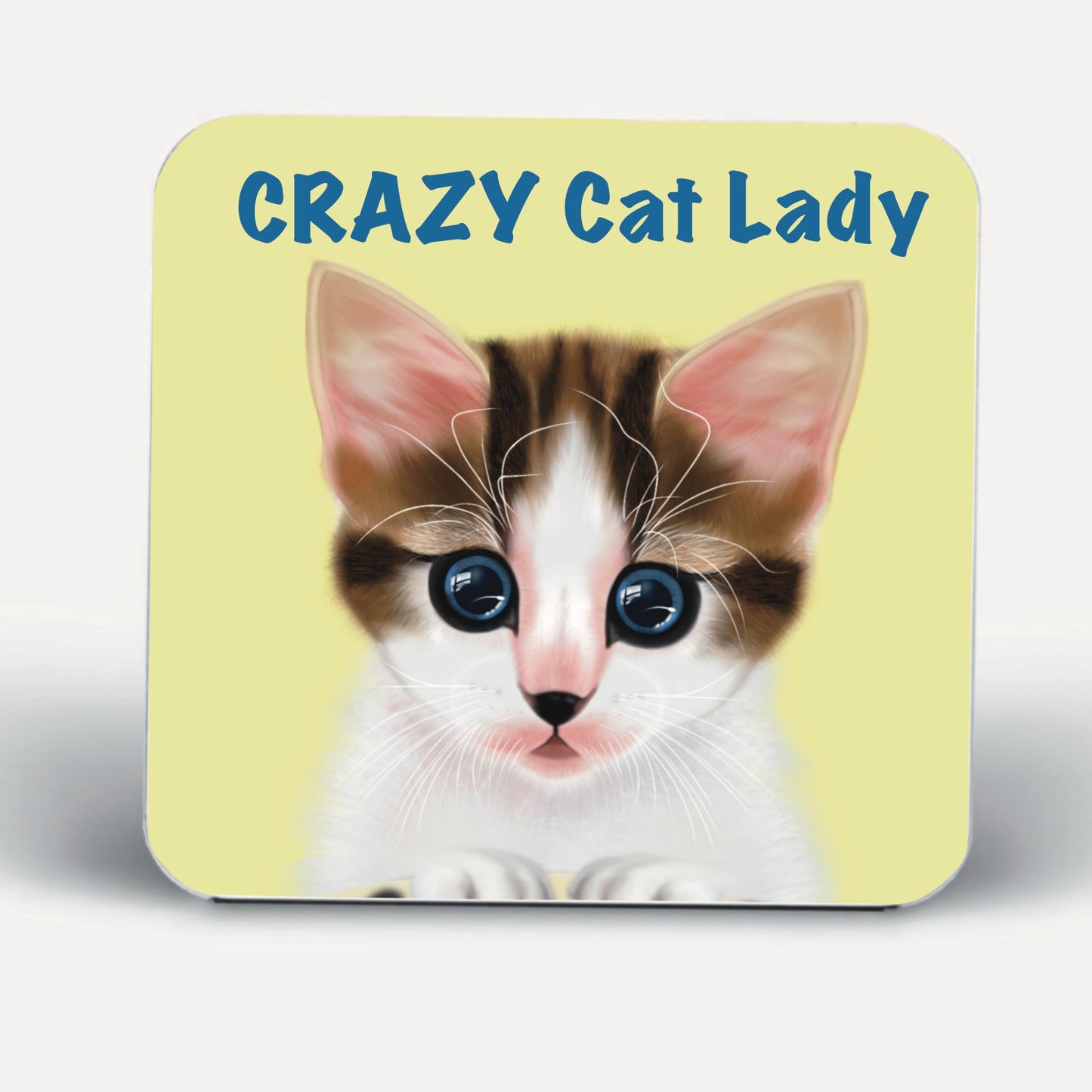 Crazy Cat Lady Coasters-Coasters pet caricatures